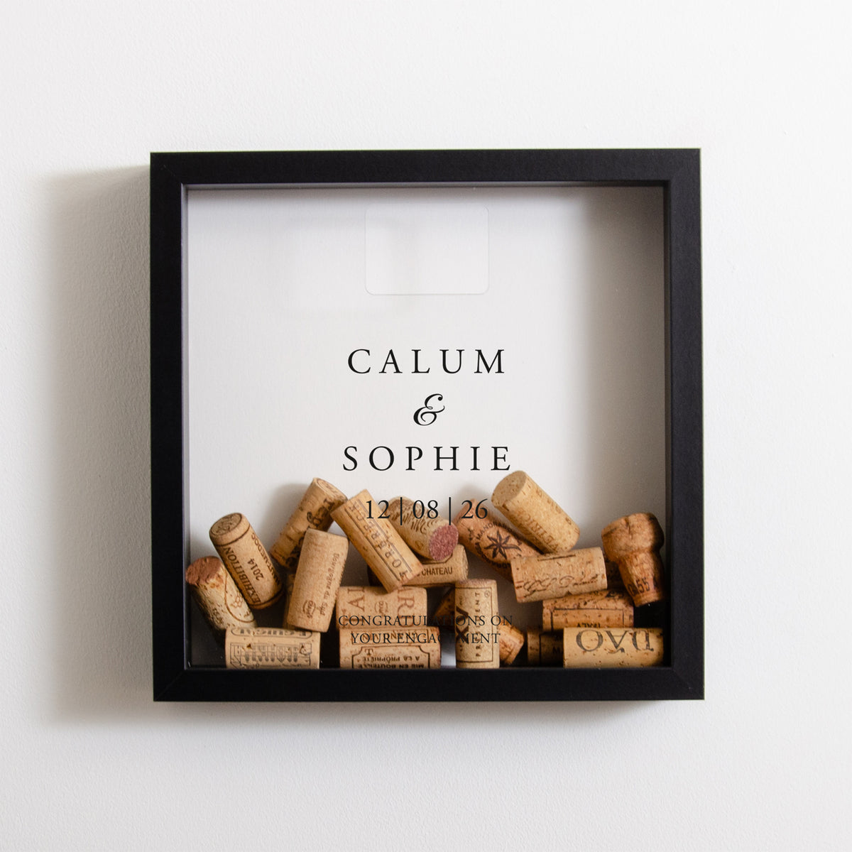 Engagement cork frame