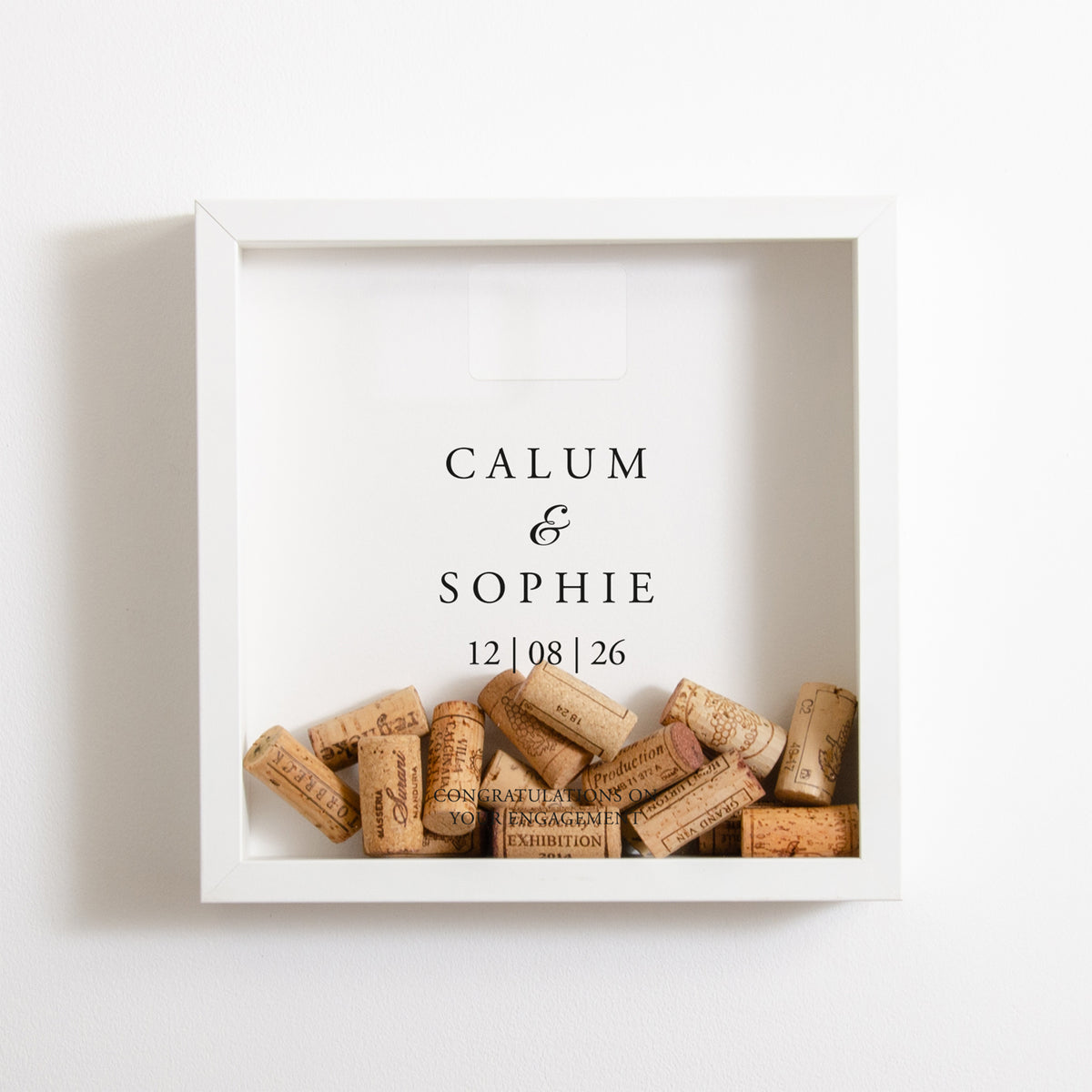 Engagement cork frame