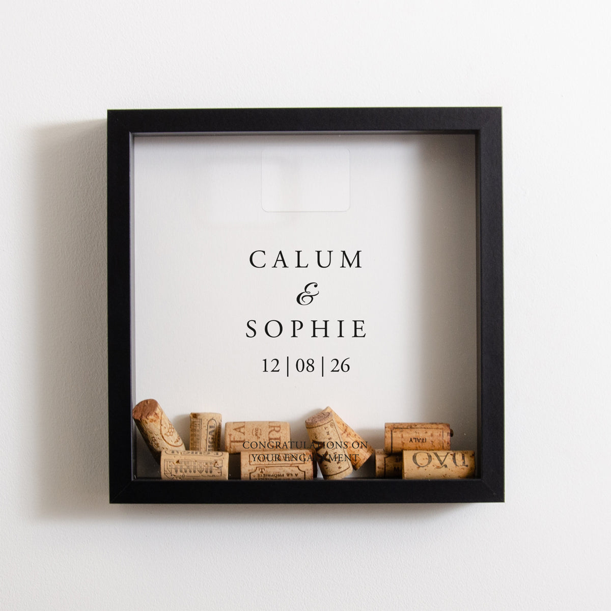 Engagement cork frame