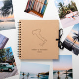 Travel country scrapbook