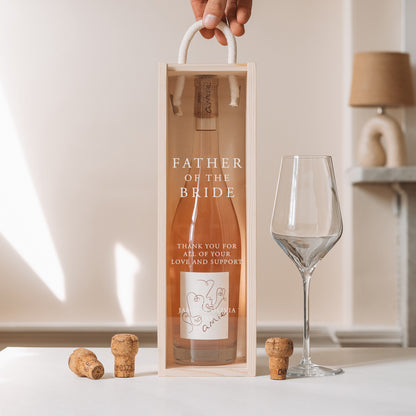 Amie Father of the bride / groom gift set - Stag Design