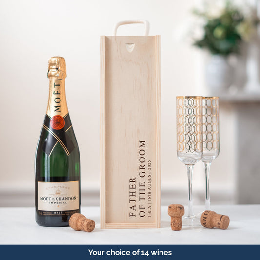 Wedding role bottle box gift