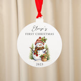 NEW! First Christmas bauble decoration