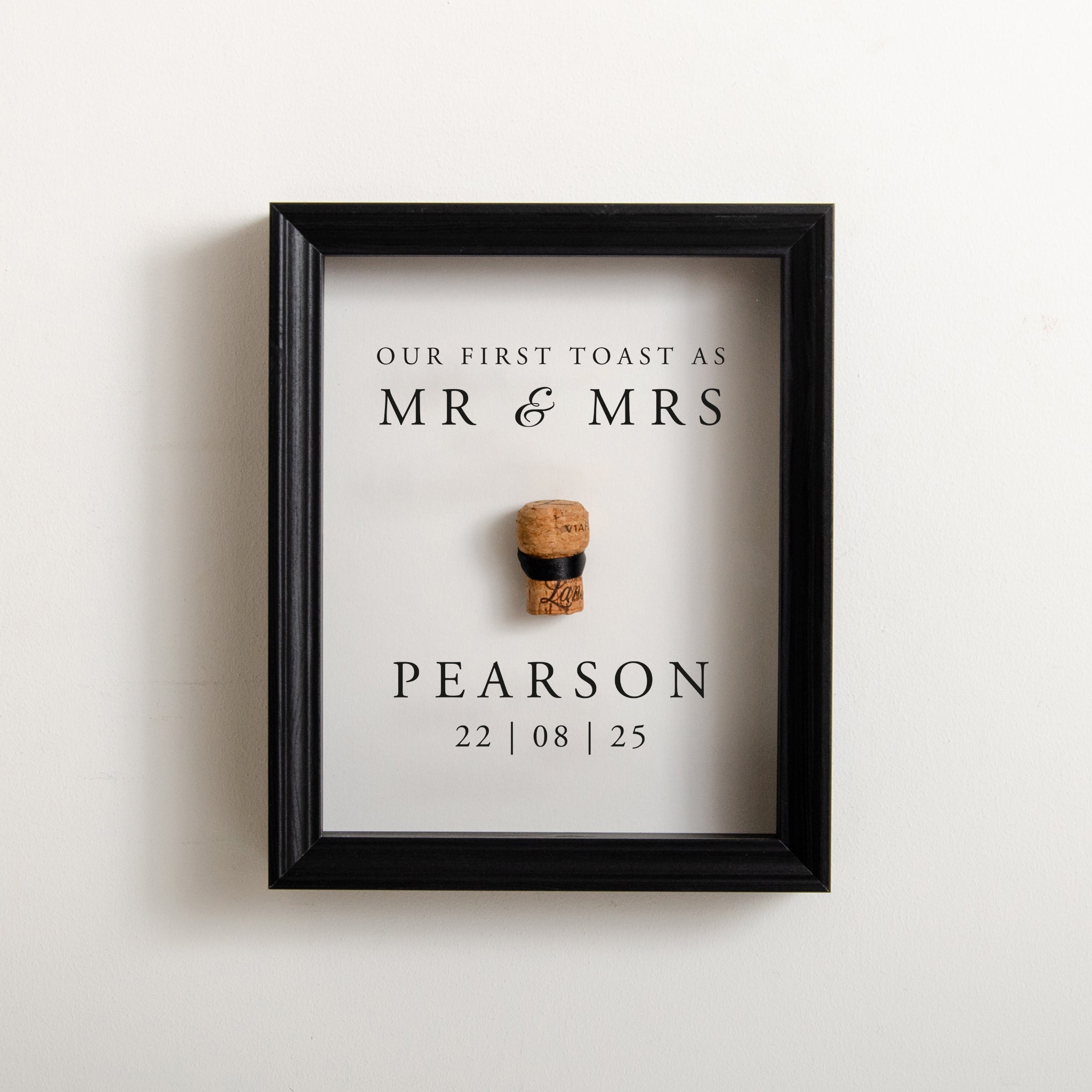 Memory Toast First toast cork saver memory box frame – Stag Design