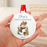NEW! First Christmas bauble decoration