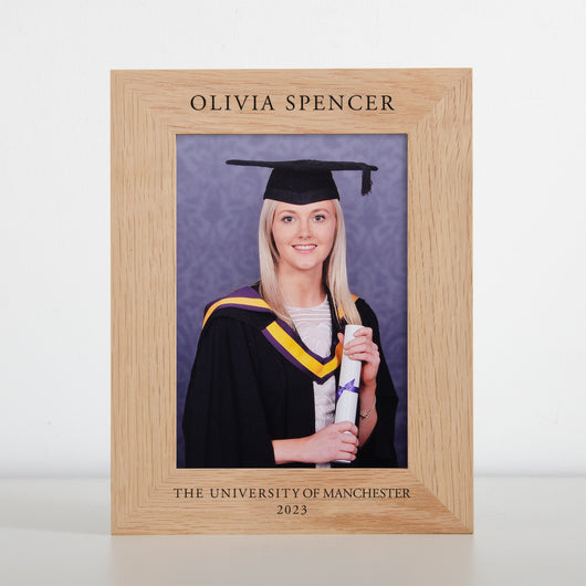 Personalised graduation photo frame – Stag Design
