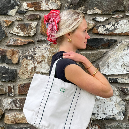 Personalised Embroidered Tote Bag - Stag Design