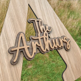 NEW! Wooden letter guest book sign