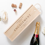 NEW! Personalised engagement bottle box landscape