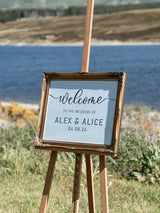 NEW! Wedding welcome sign