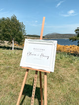 NEW! Wedding welcome sign