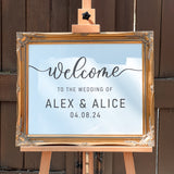 NEW! Wedding welcome sign
