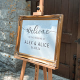 NEW! Wedding welcome sign