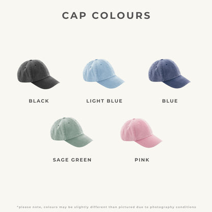 Personalised Kids Embroidered Initial Cap