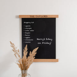 NEW! Personalised large floating frame chalkboard