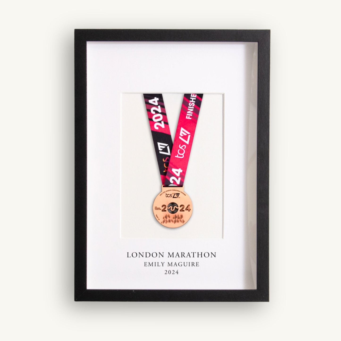 Personalised medal frame