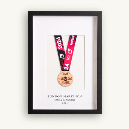 Personalised medal frame
