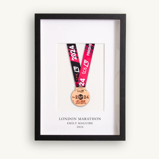 Personalised medal frame