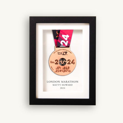 Personalised medal display frame