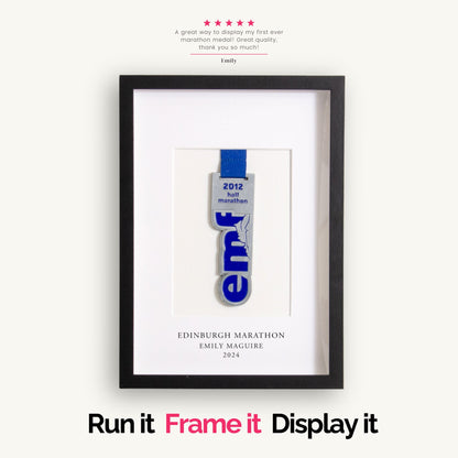 Personalised medal frame