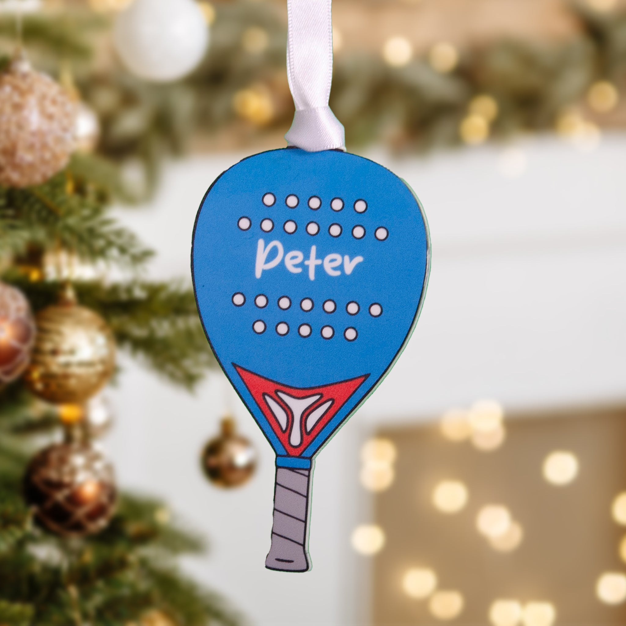 Padel Racket Statue Padel Racket Decoration – Stag Design