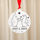 Couple bauble decoration