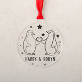 Couple bauble decoration