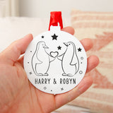 Couple bauble decoration