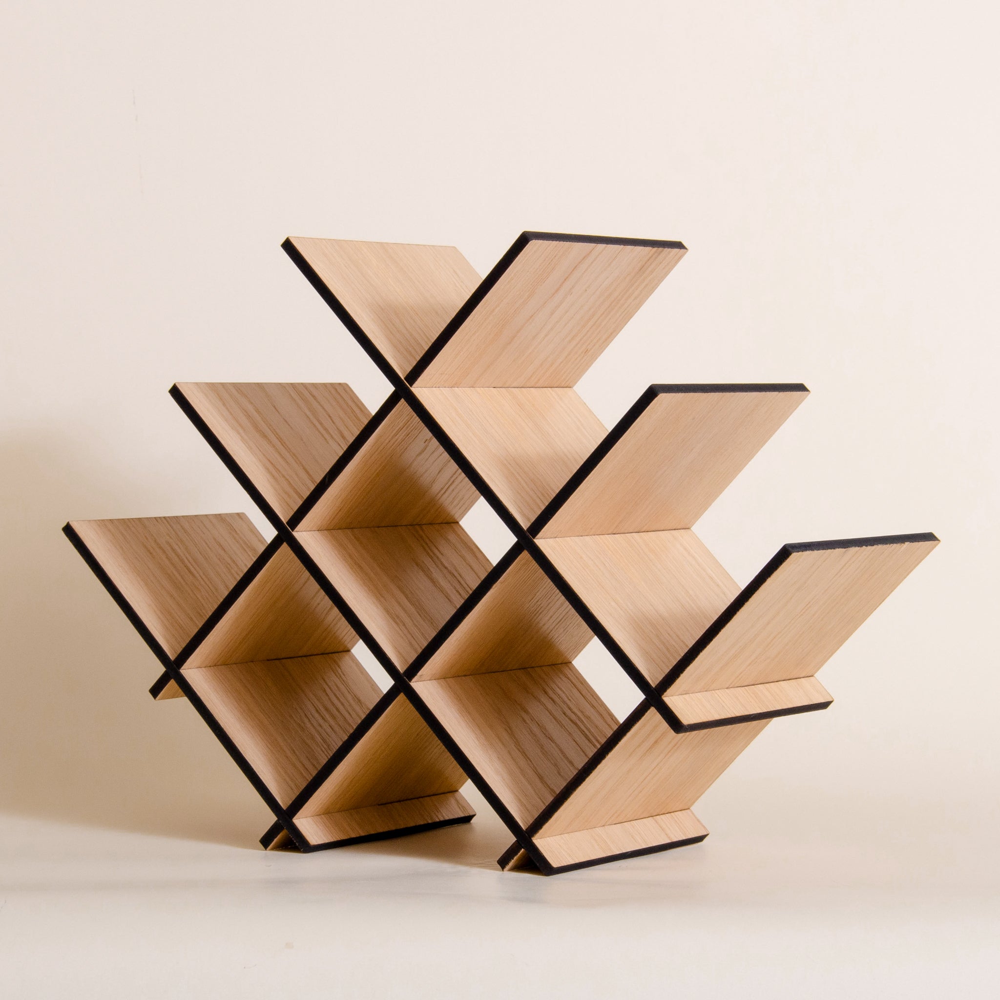 Wooden wine rack – Stag Design