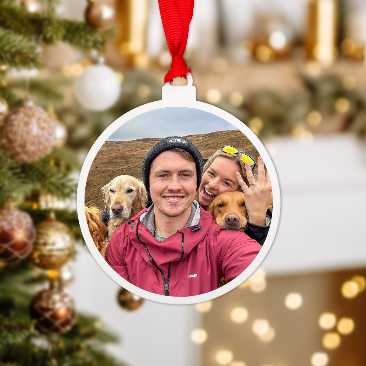 Photo Christmas bauble decoration