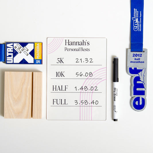 running personal best's board