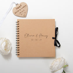 NEW! Wedding guest book scrapbook