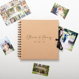 Wedding guest book scrapbook