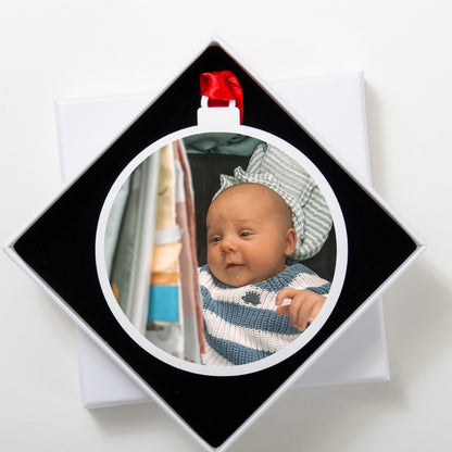 Photo Christmas bauble decoration