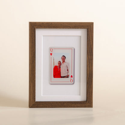 Personalised Playing Card Photo Frame