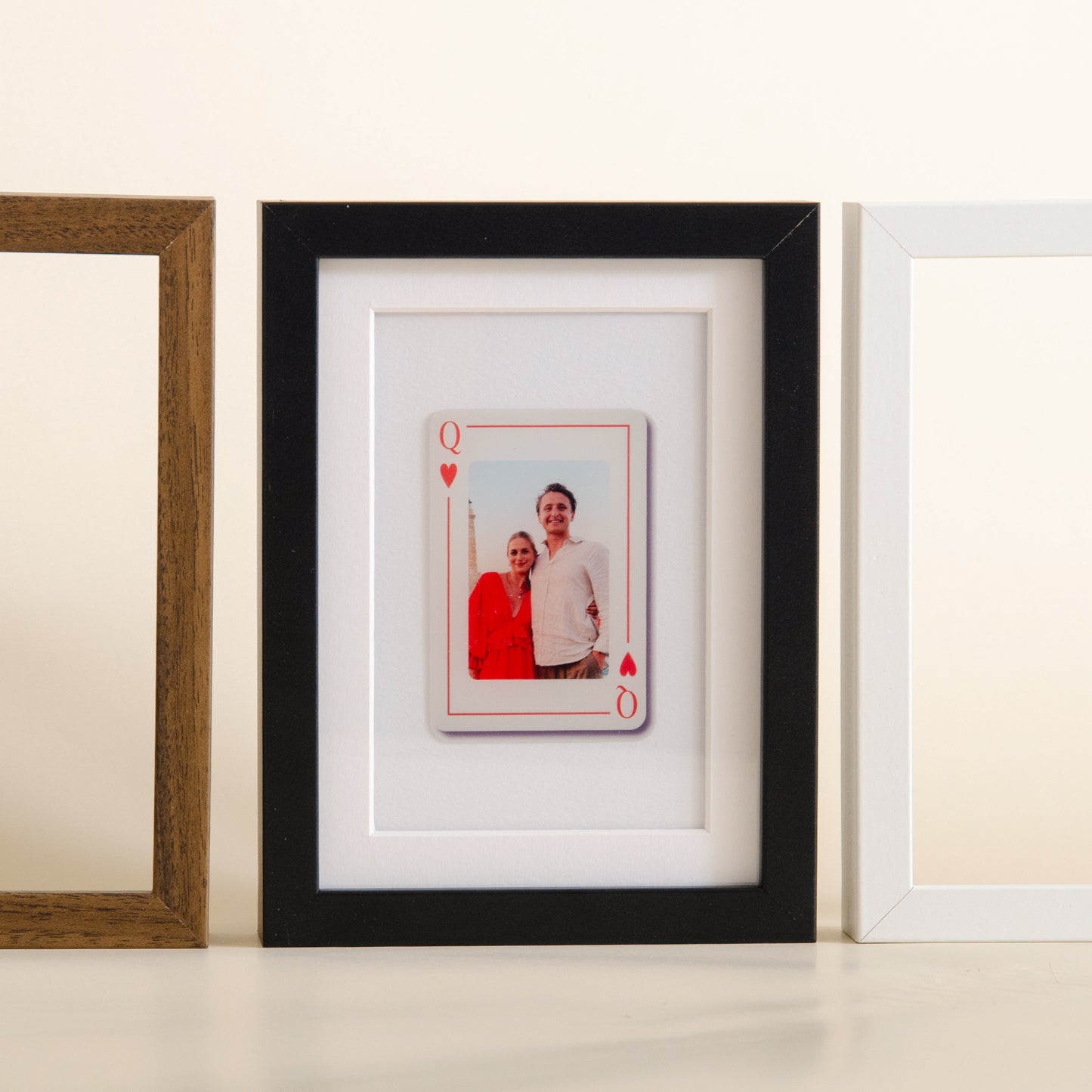 Personalised Valentine’s Playing Card Keepsake Frame