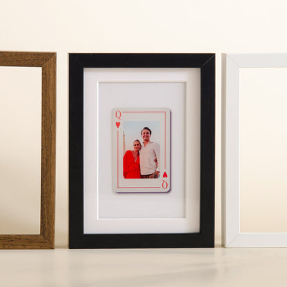 Personalised Valentine’s Playing Card Keepsake Frame