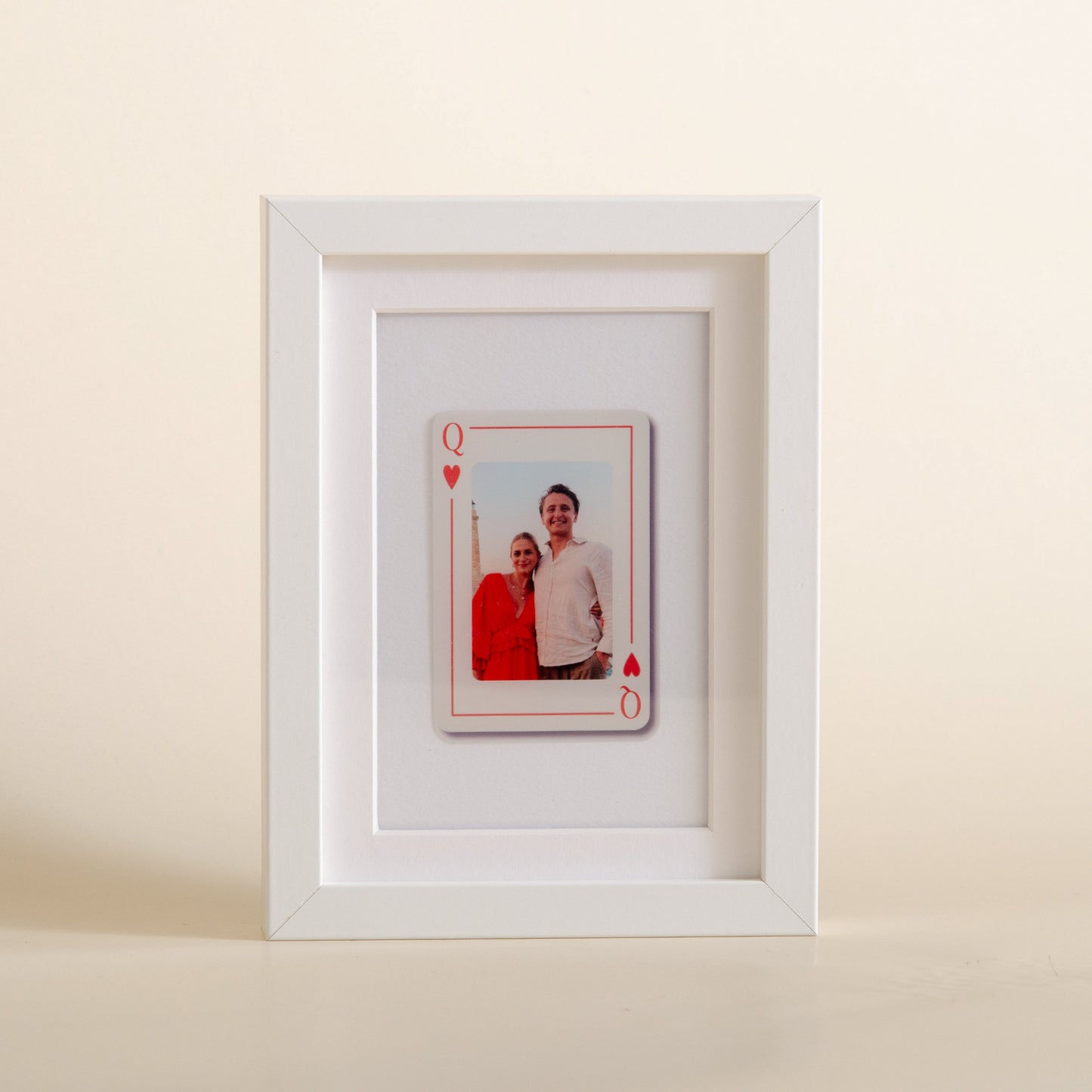 Personalised Playing Card Photo Frame