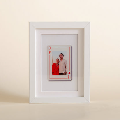 Personalised Playing Card Photo Frame