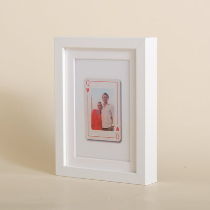 Personalised Playing Card Photo Frame