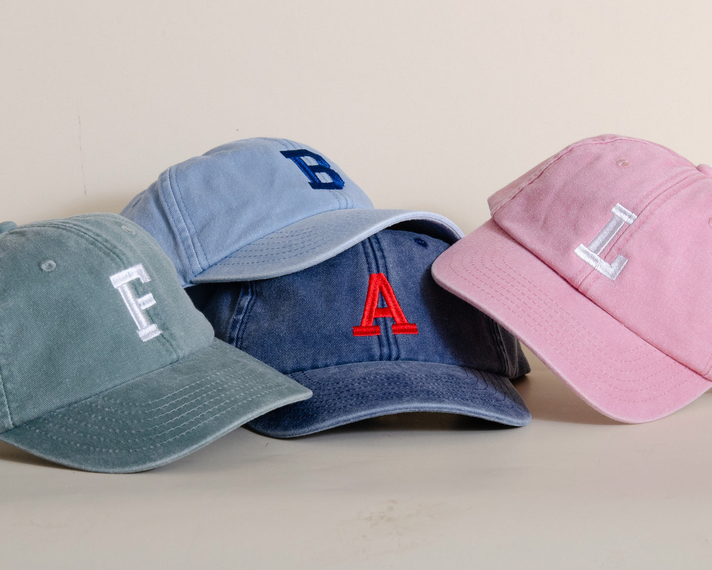 Personalised Embroidered Initial Cap