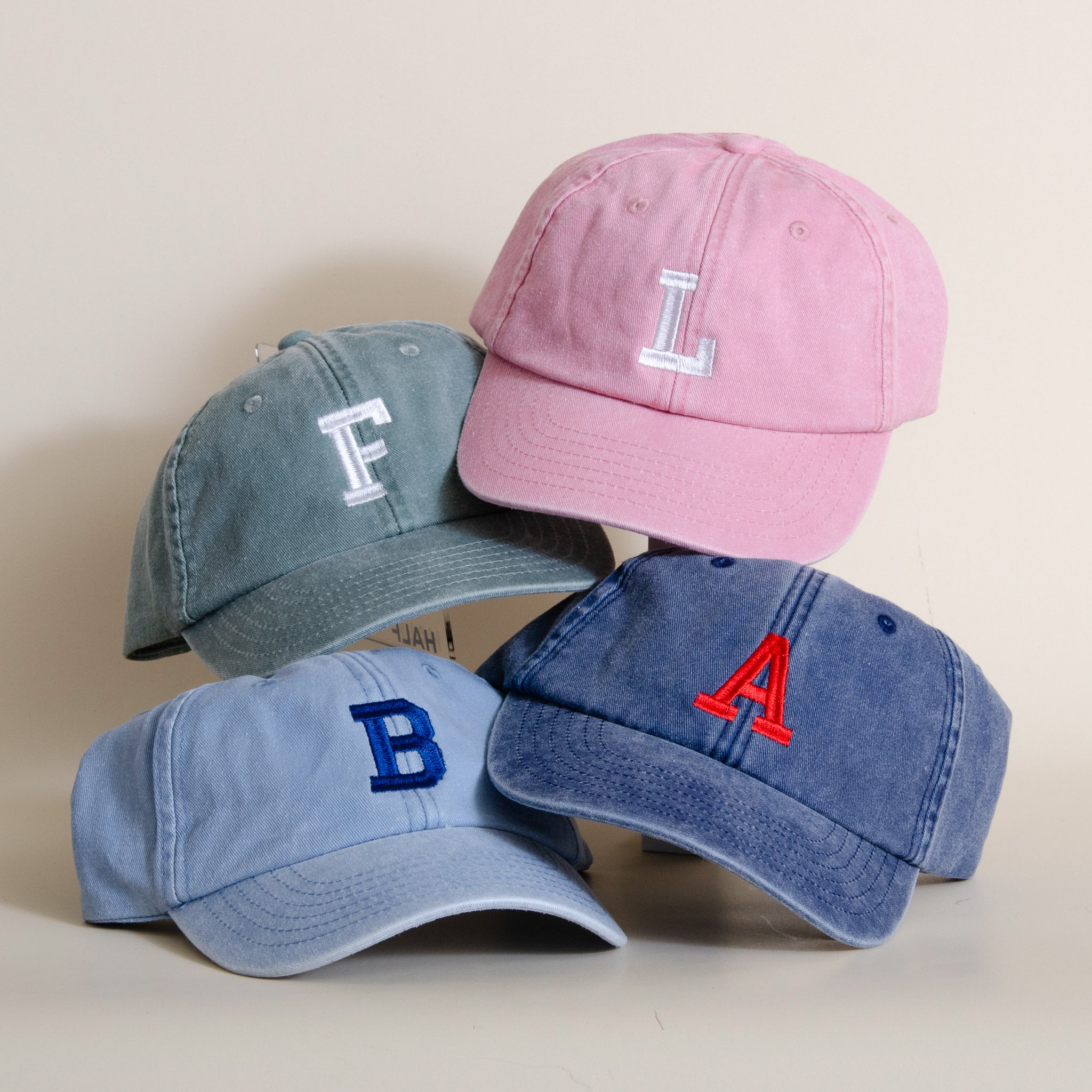 Personalised Kids Embroidered Initial Cap – Stag Design