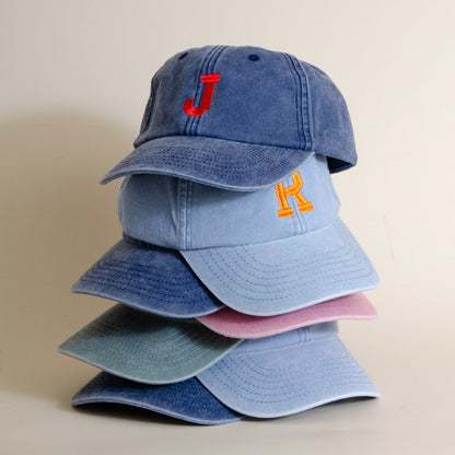 Personalised Embroidered Initial Cap