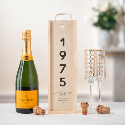 Personalised Birthday Bottle Box