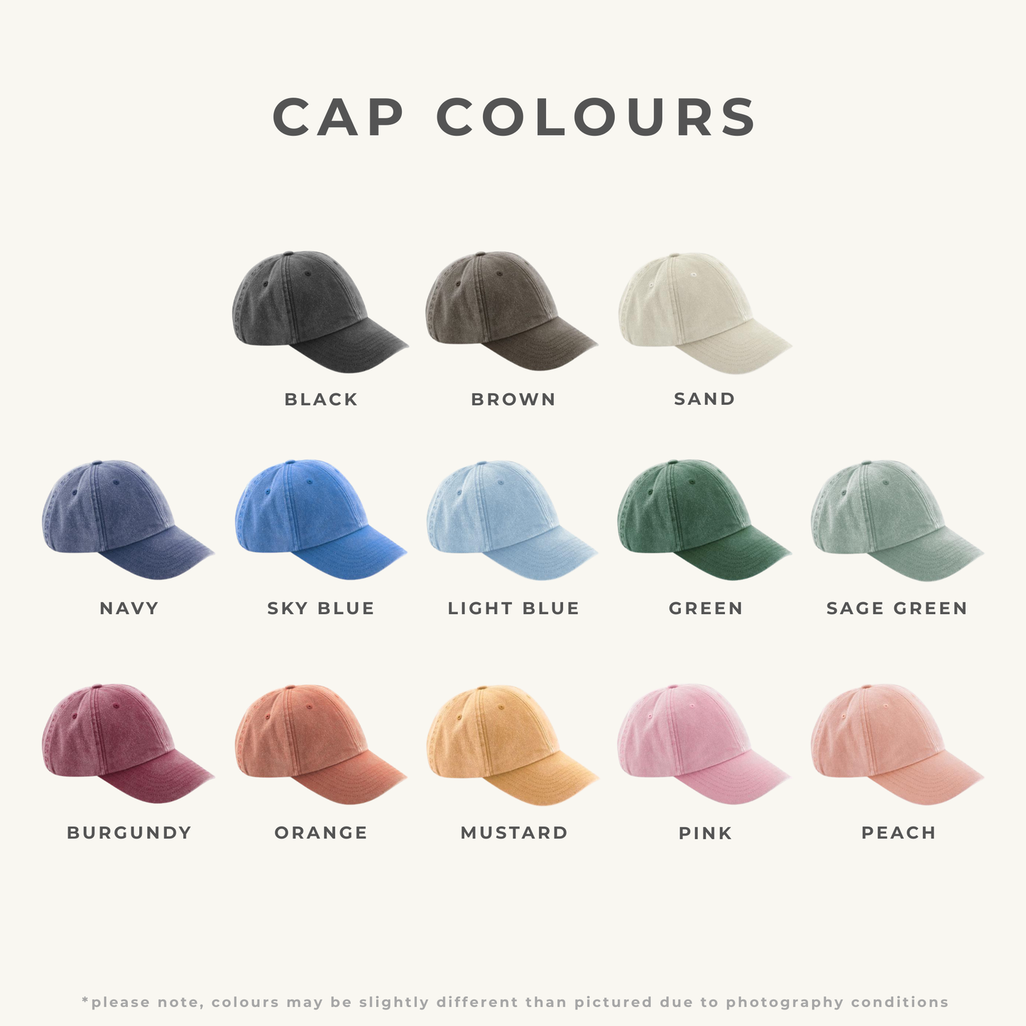 Personalised Embroidered Vintage Cap