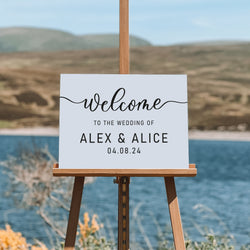 NEW! Wedding welcome sign