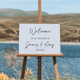 NEW! Wedding welcome sign