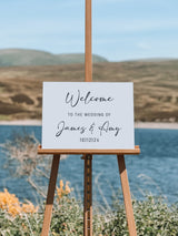 NEW! Wedding welcome sign