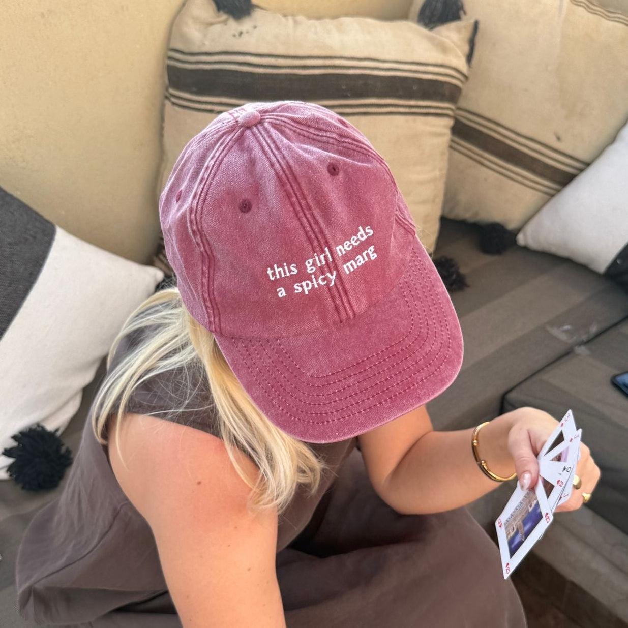 This girl needs a spicy marg cap - Stag Design