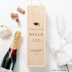 NEW! Personalised graduation bottle box